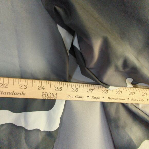 Adidas Coach Jacket Mens M Gray Camo Graphic Windbreaker Snap Front - Picture 4 of 6